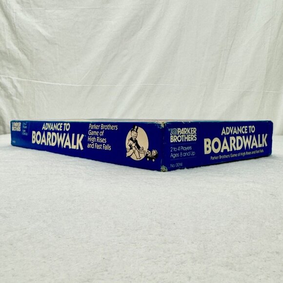 Vintage 1985 Advance To Boardwalk Board Game Parker Brothers 100% Complete - Picture 11 of 11